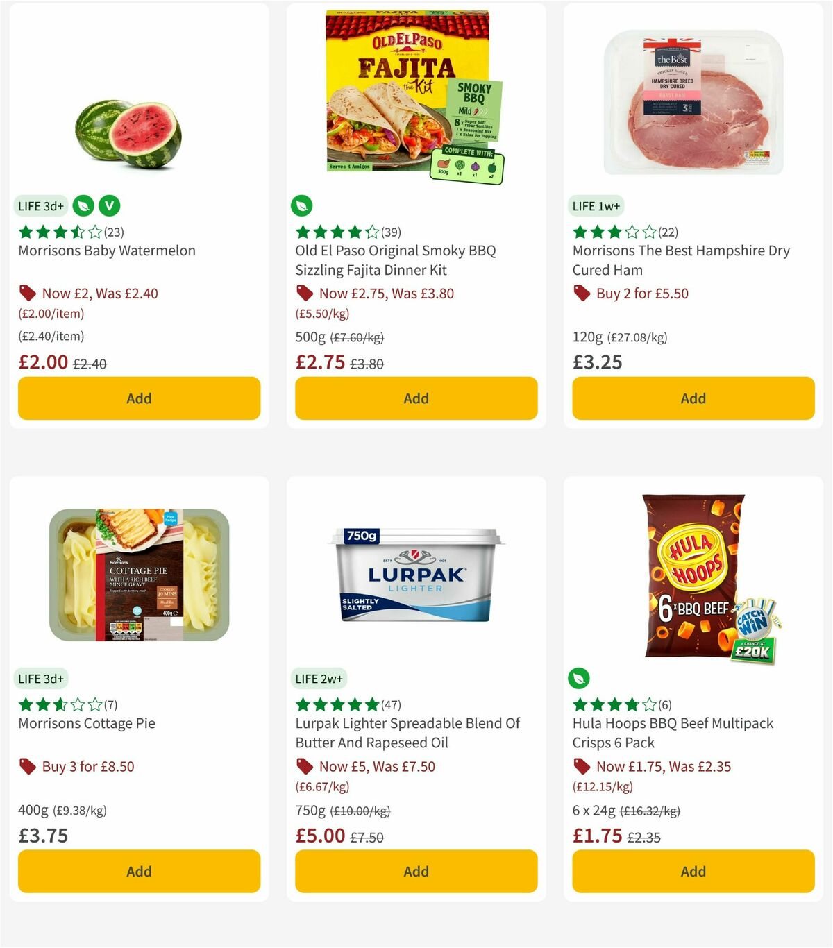 Morrisons Offers from 23 June