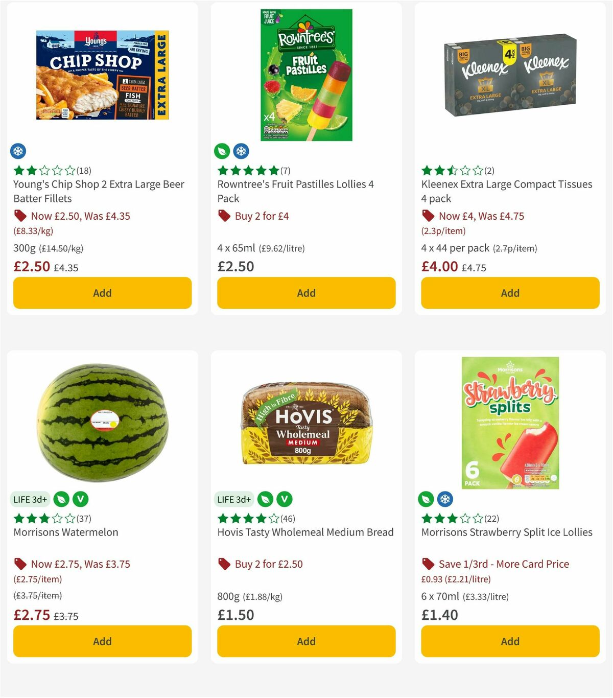 Morrisons Offers from 23 June