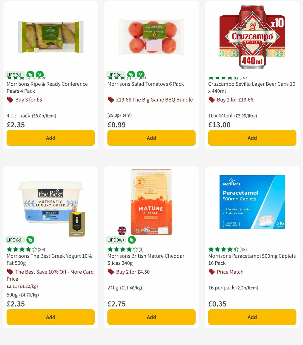 Morrisons Offers from 7 July