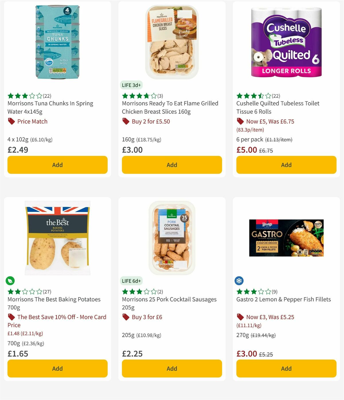 Morrisons Offers from 7 July