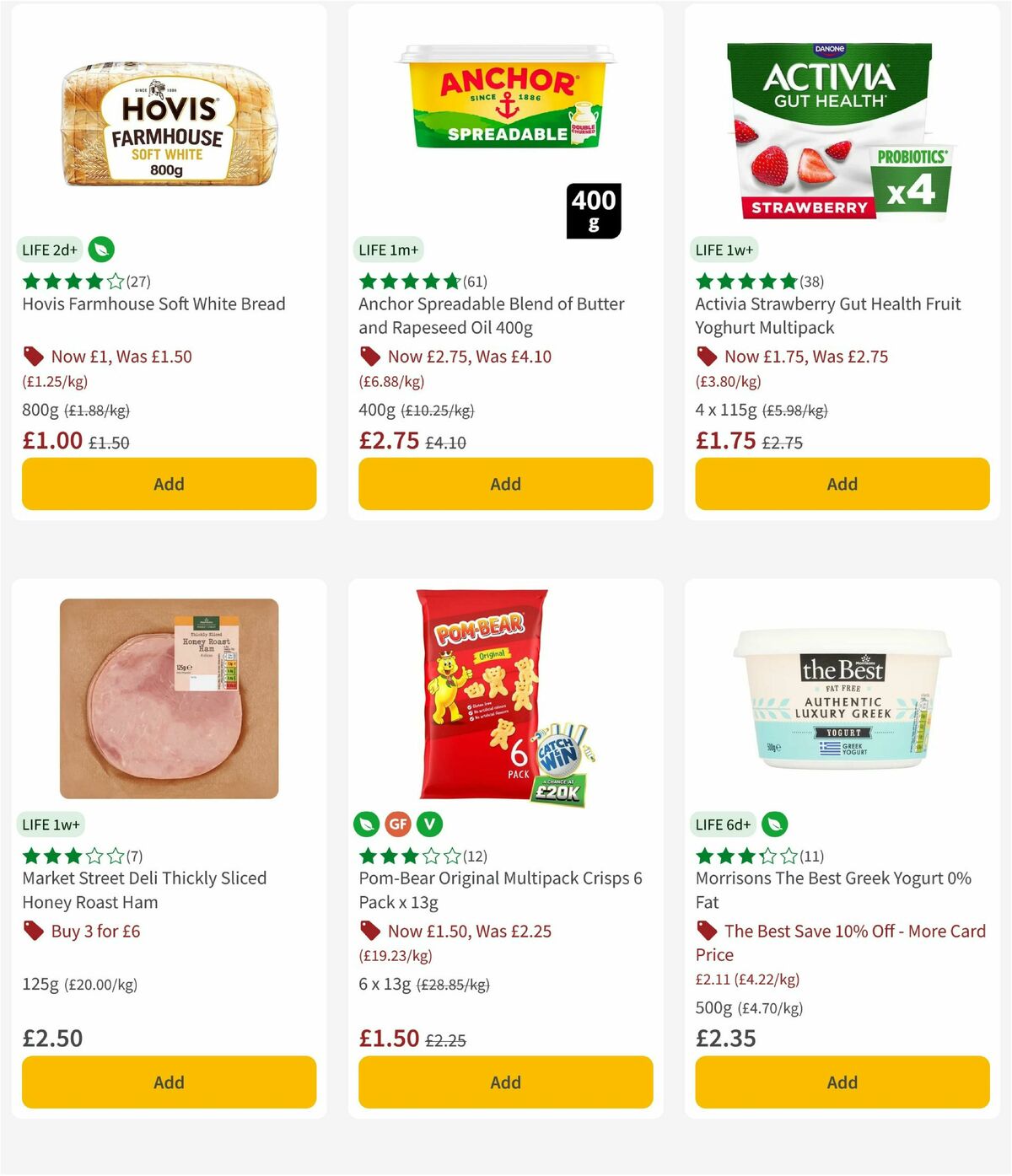 Morrisons Offers from 7 July