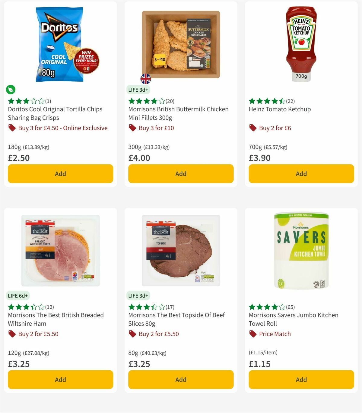 Morrisons Offers from 7 July
