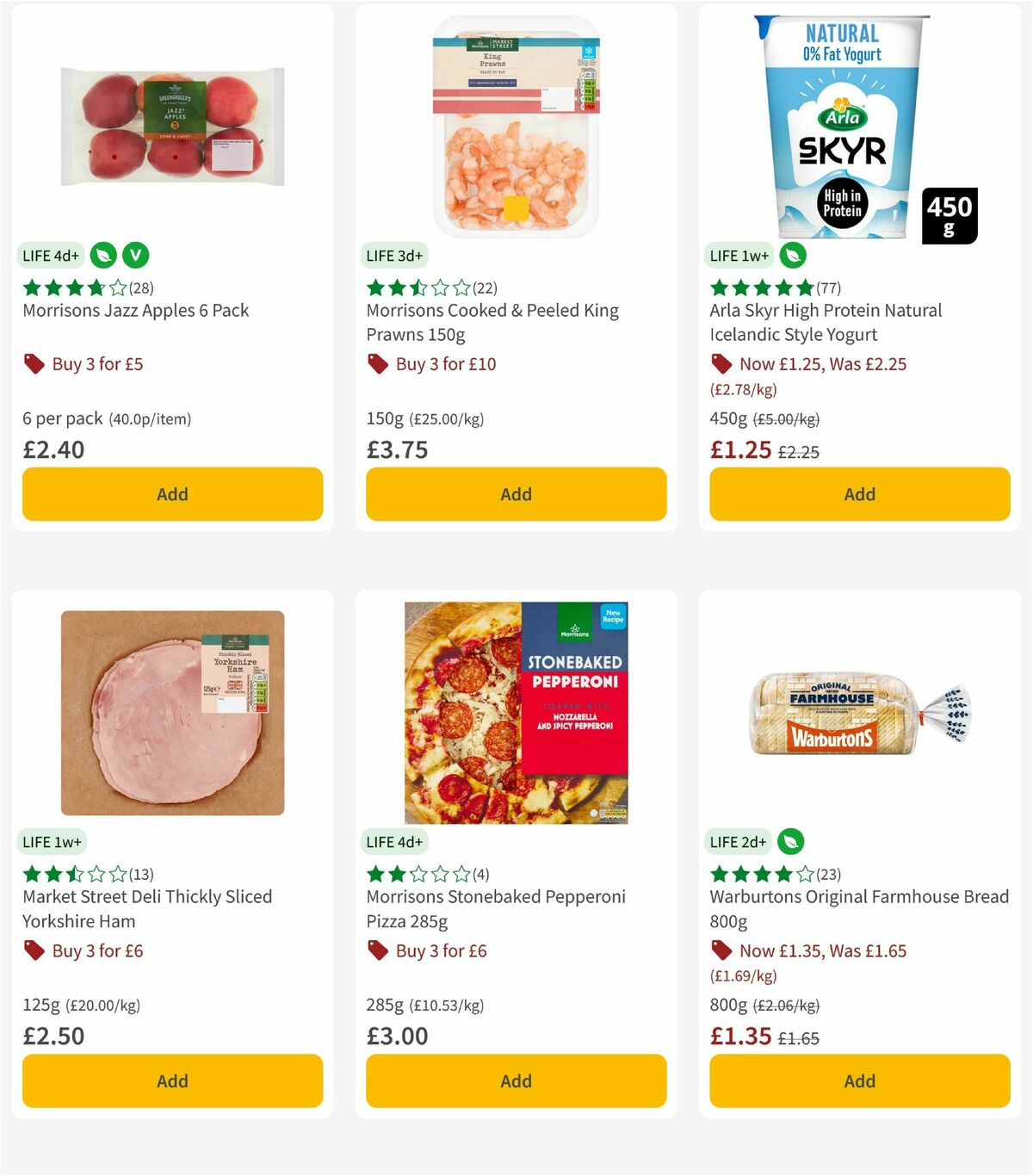 Morrisons Offers from 7 July