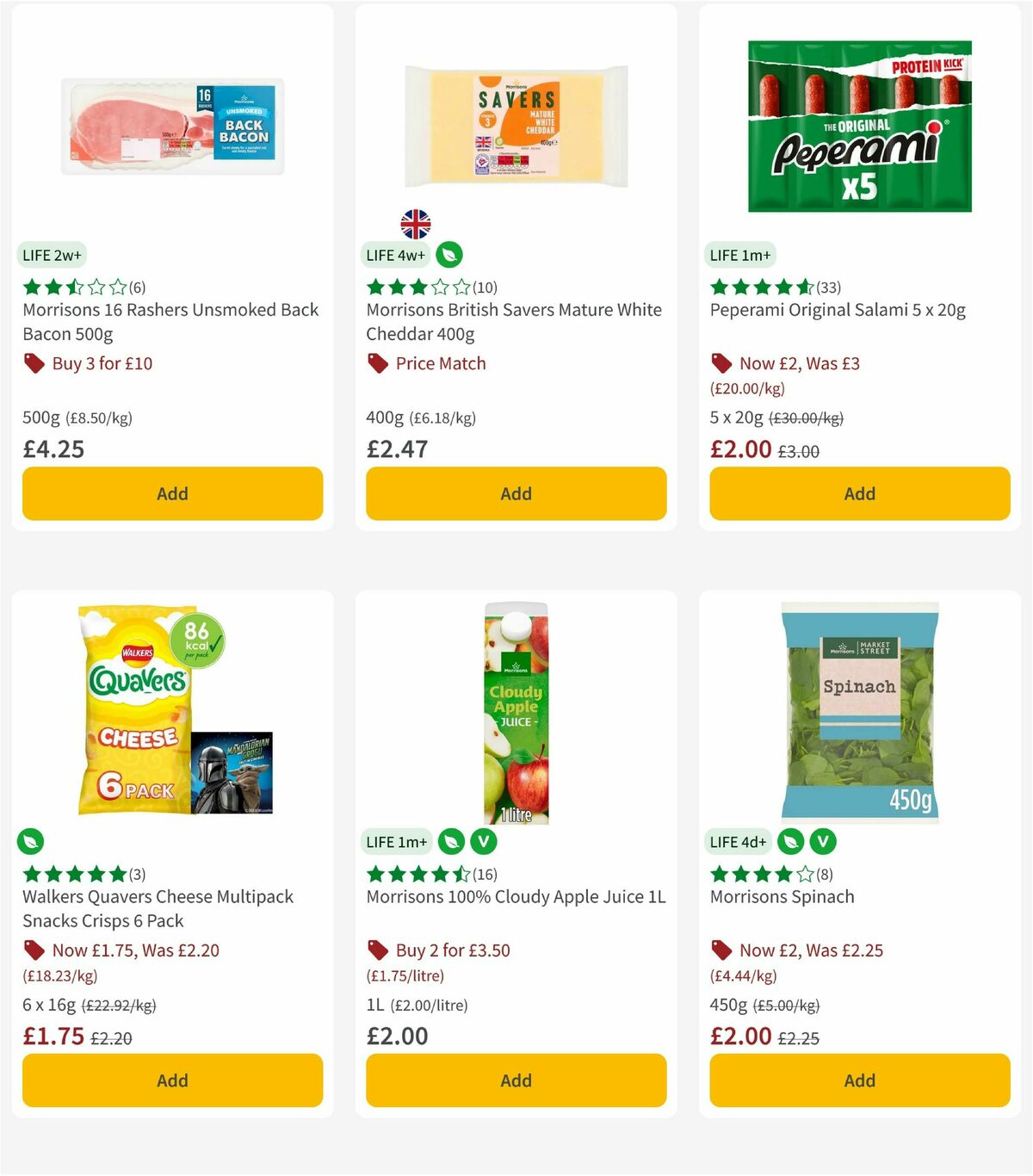 Morrisons Offers from 7 July