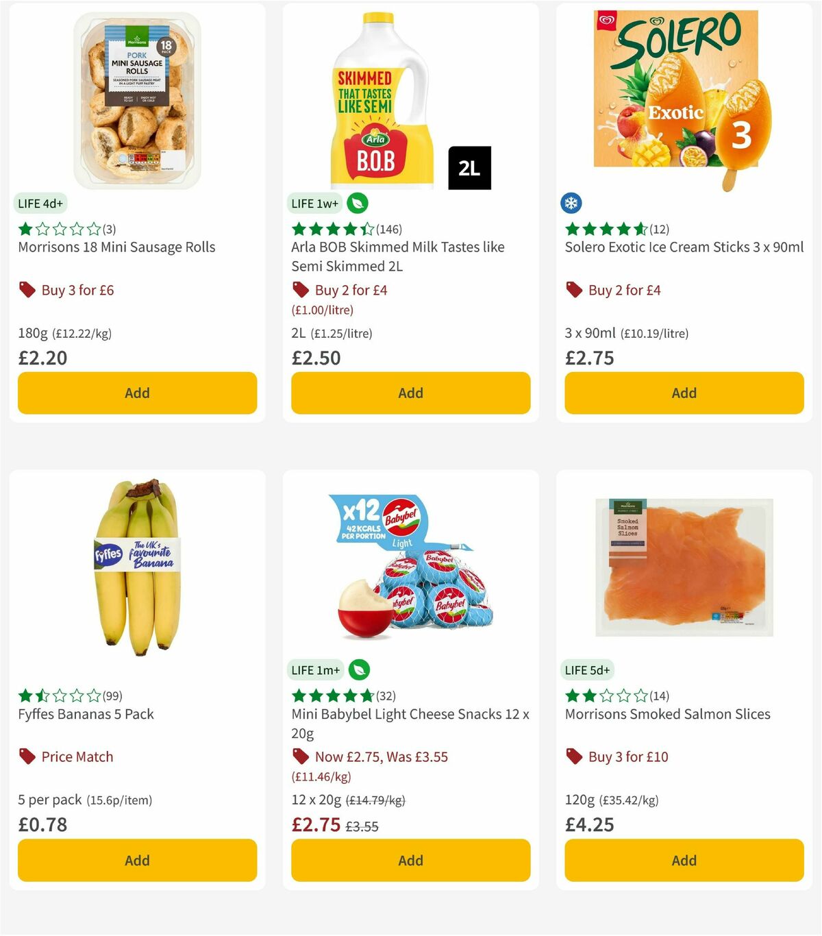 Morrisons Offers from 7 July