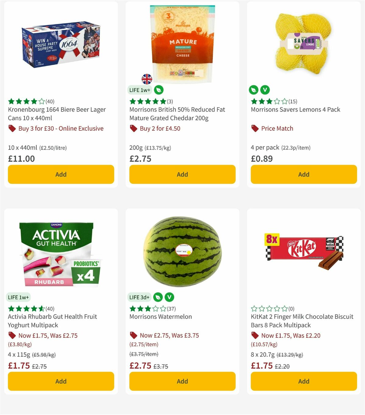 Morrisons Offers from 7 July