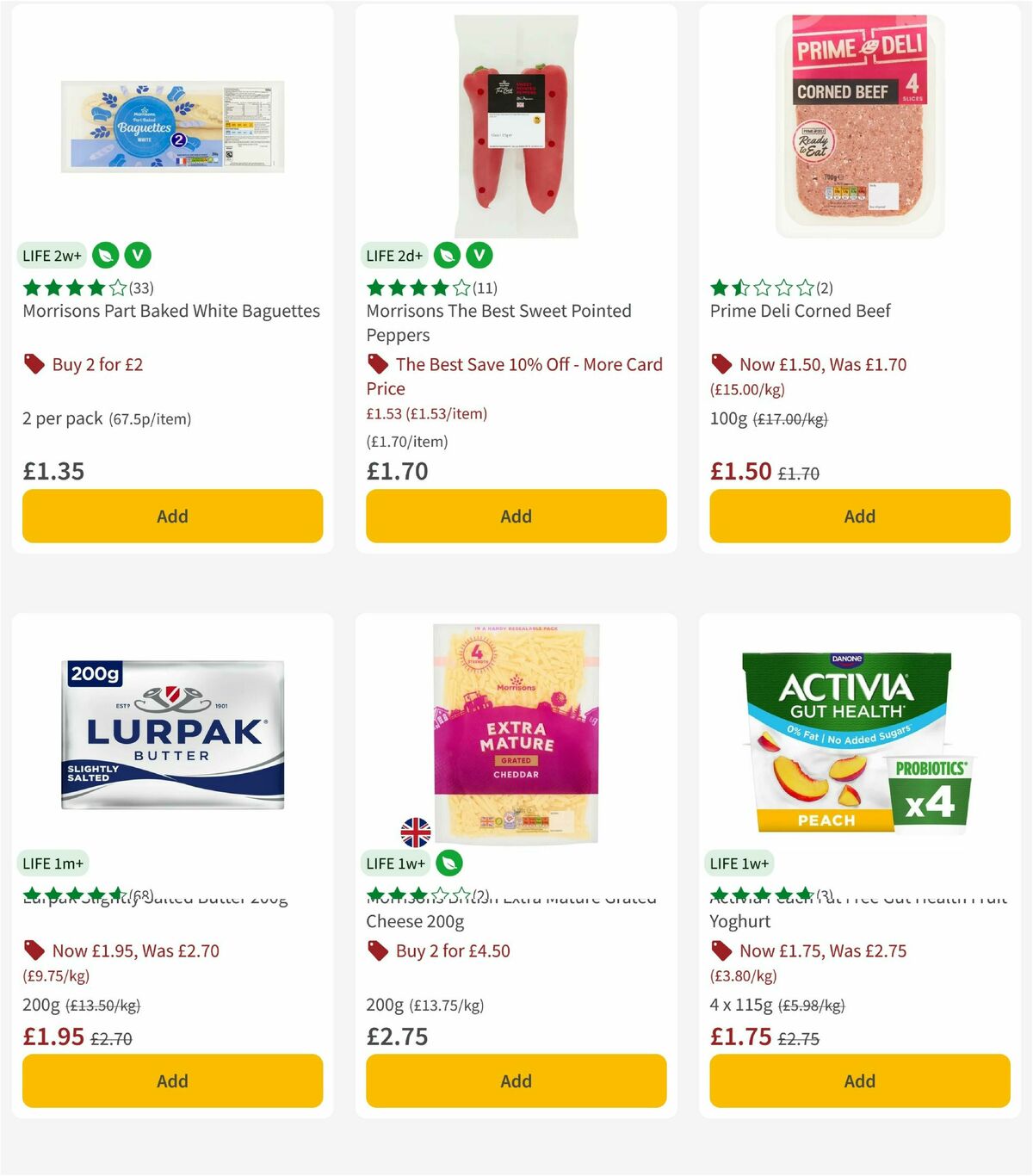 Morrisons Offers from 7 July