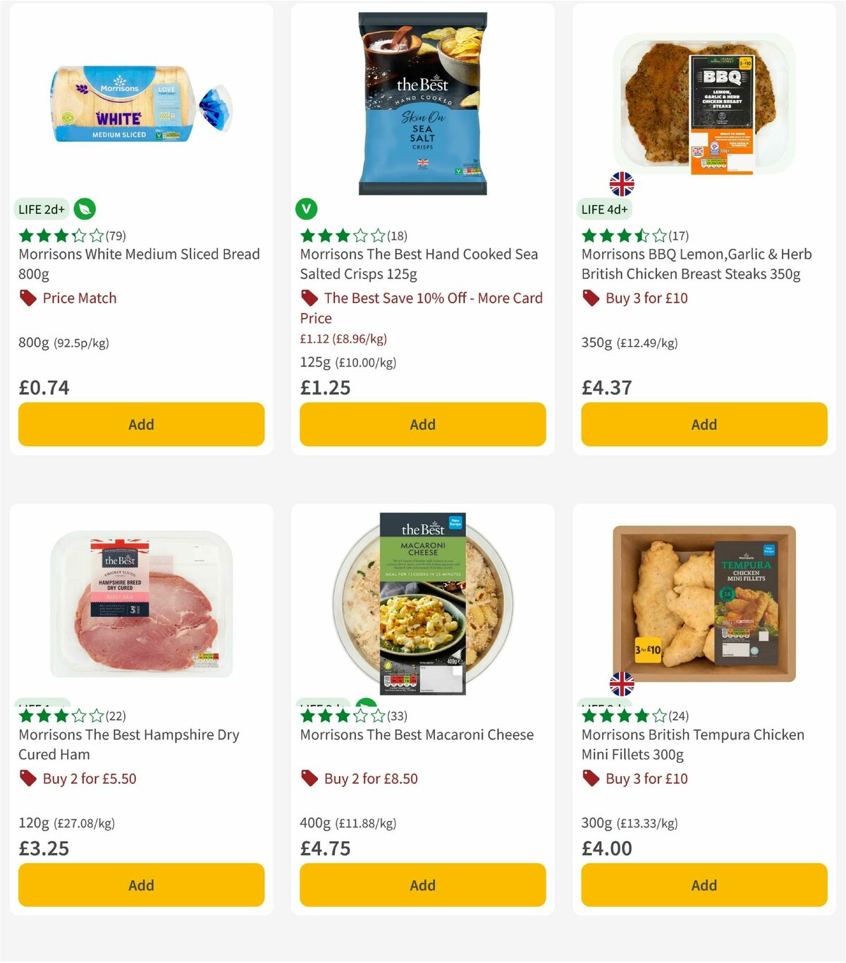 Morrisons Offers from 7 July