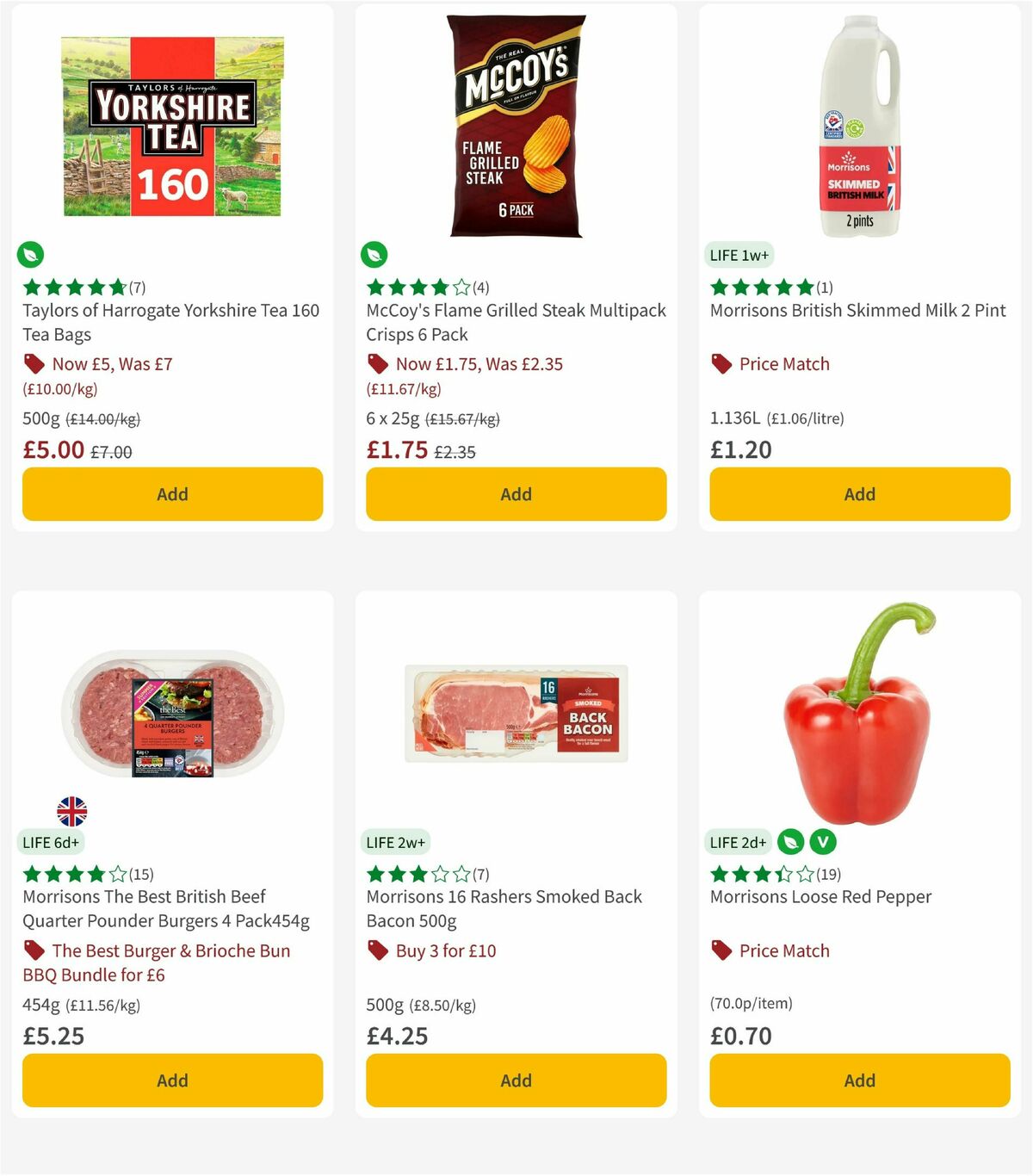 Morrisons Offers from 7 July