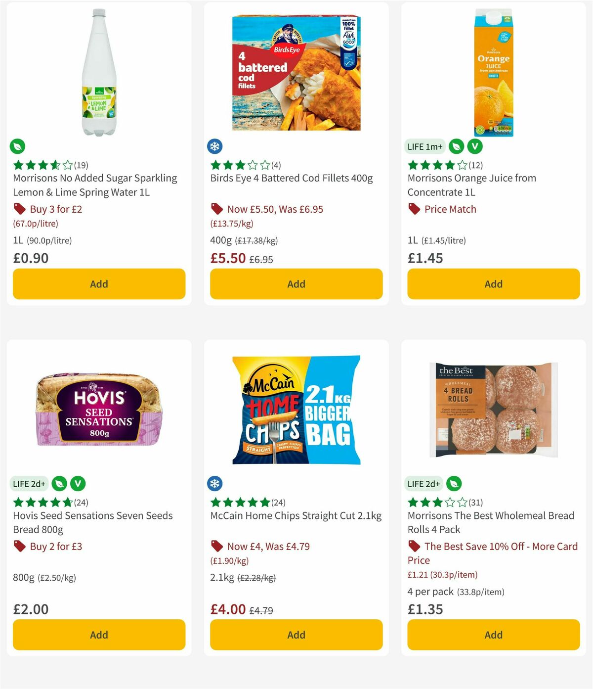 Morrisons Offers from 7 July