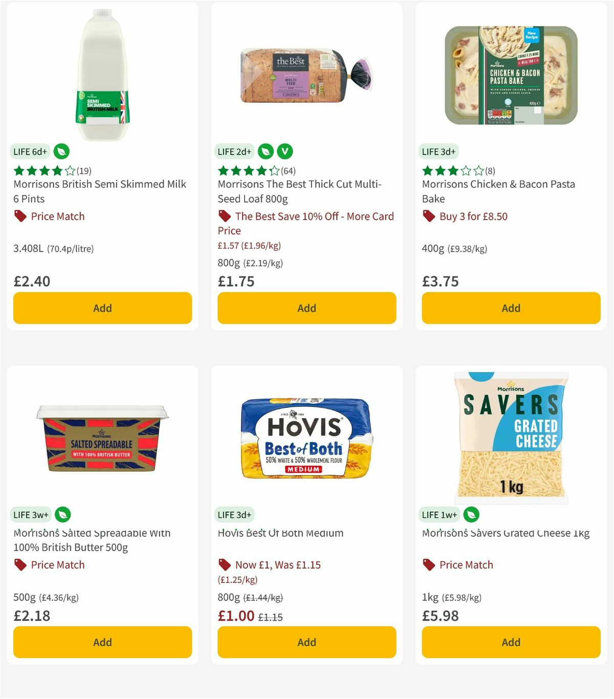 Morrisons Offers from 7 July