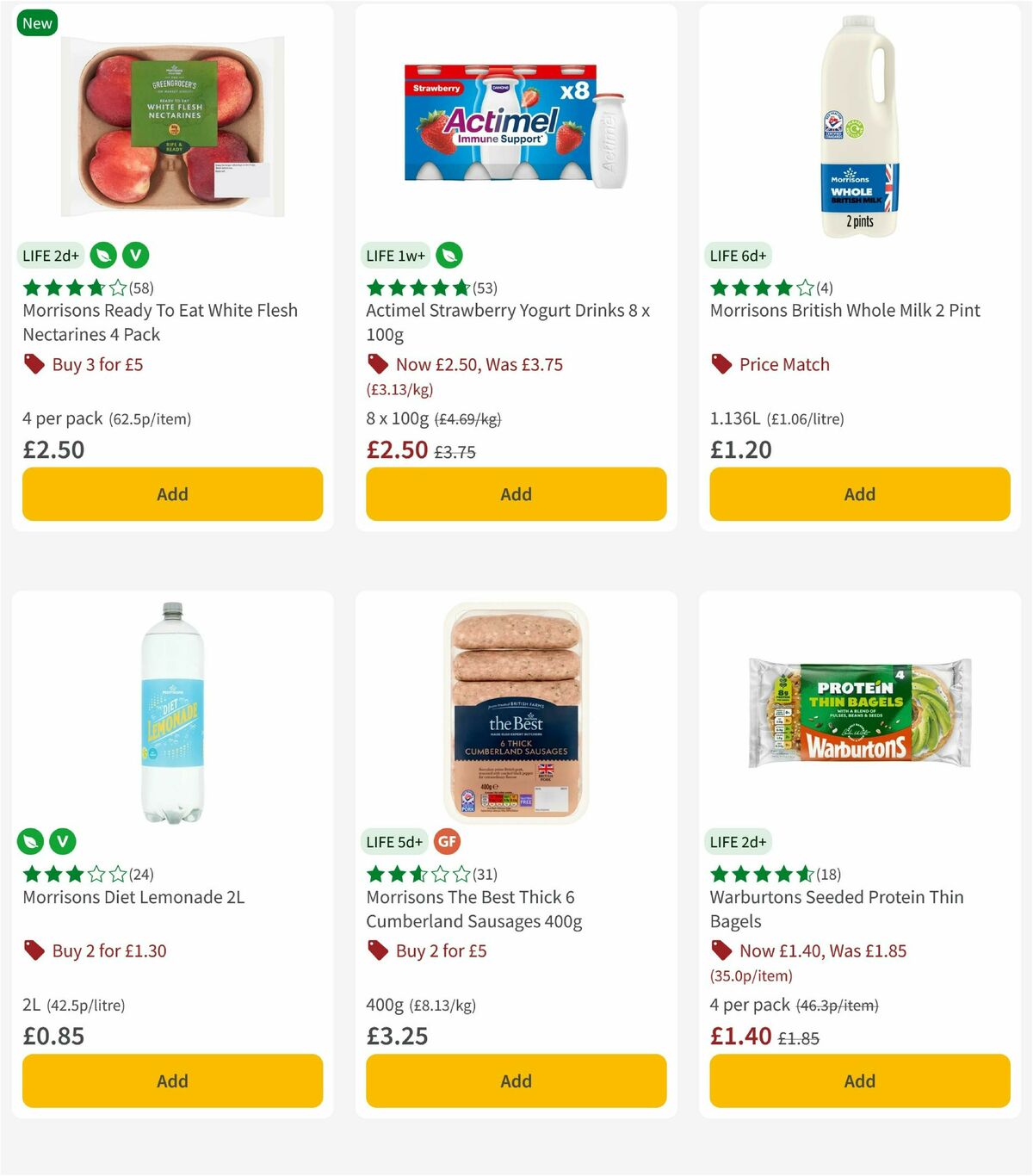 Morrisons Offers from 7 July