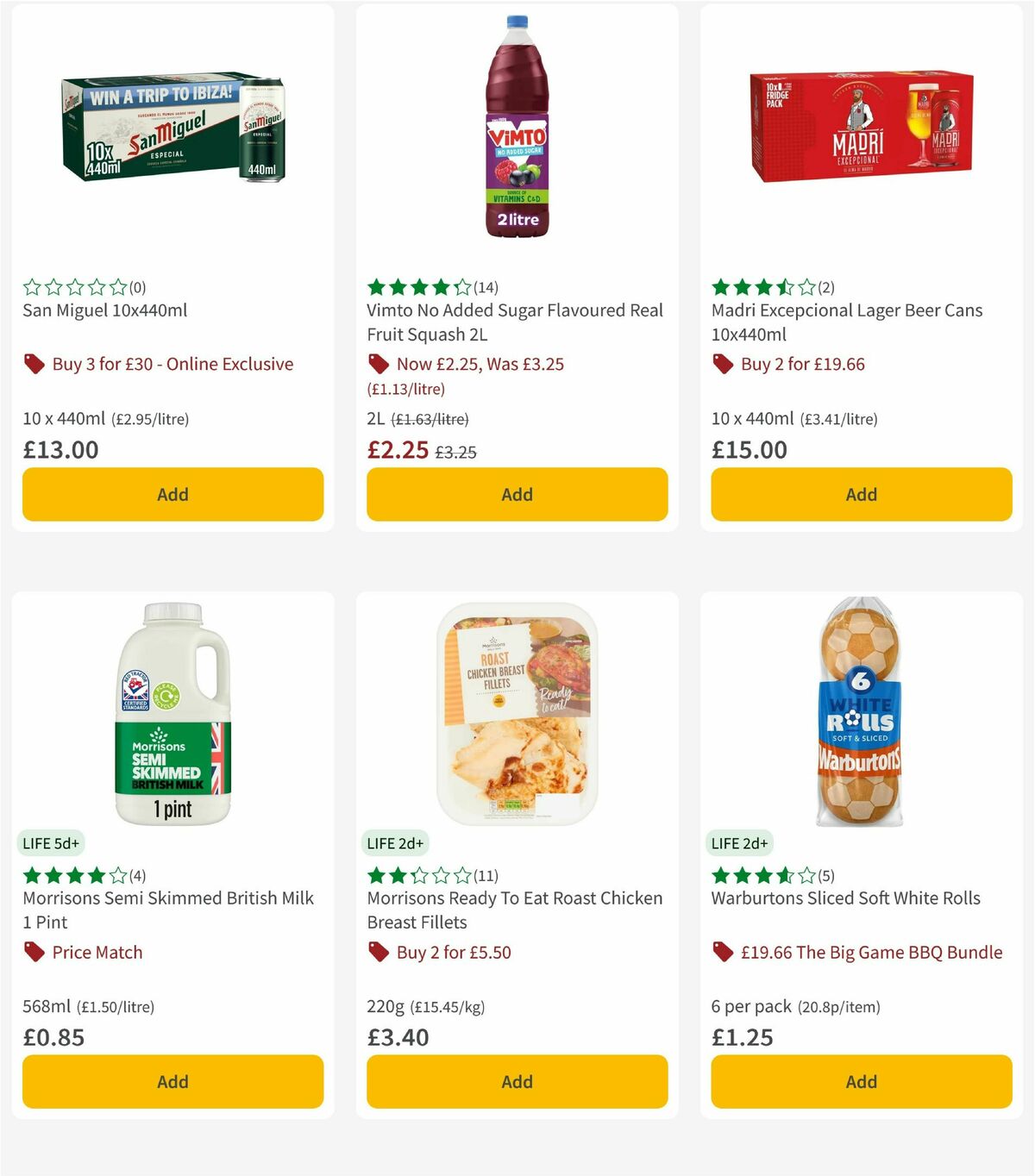 Morrisons Offers from 7 July