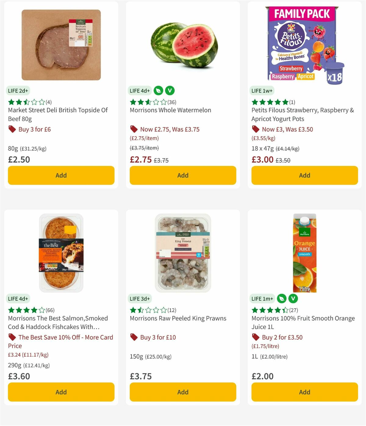 Morrisons Offers from 7 July