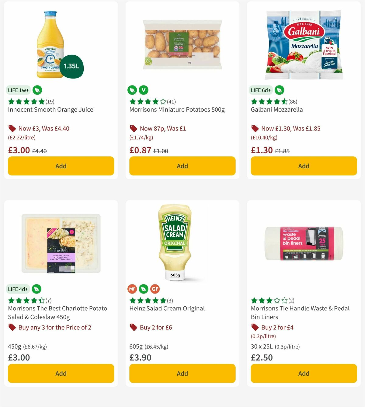 Morrisons Offers from 7 July