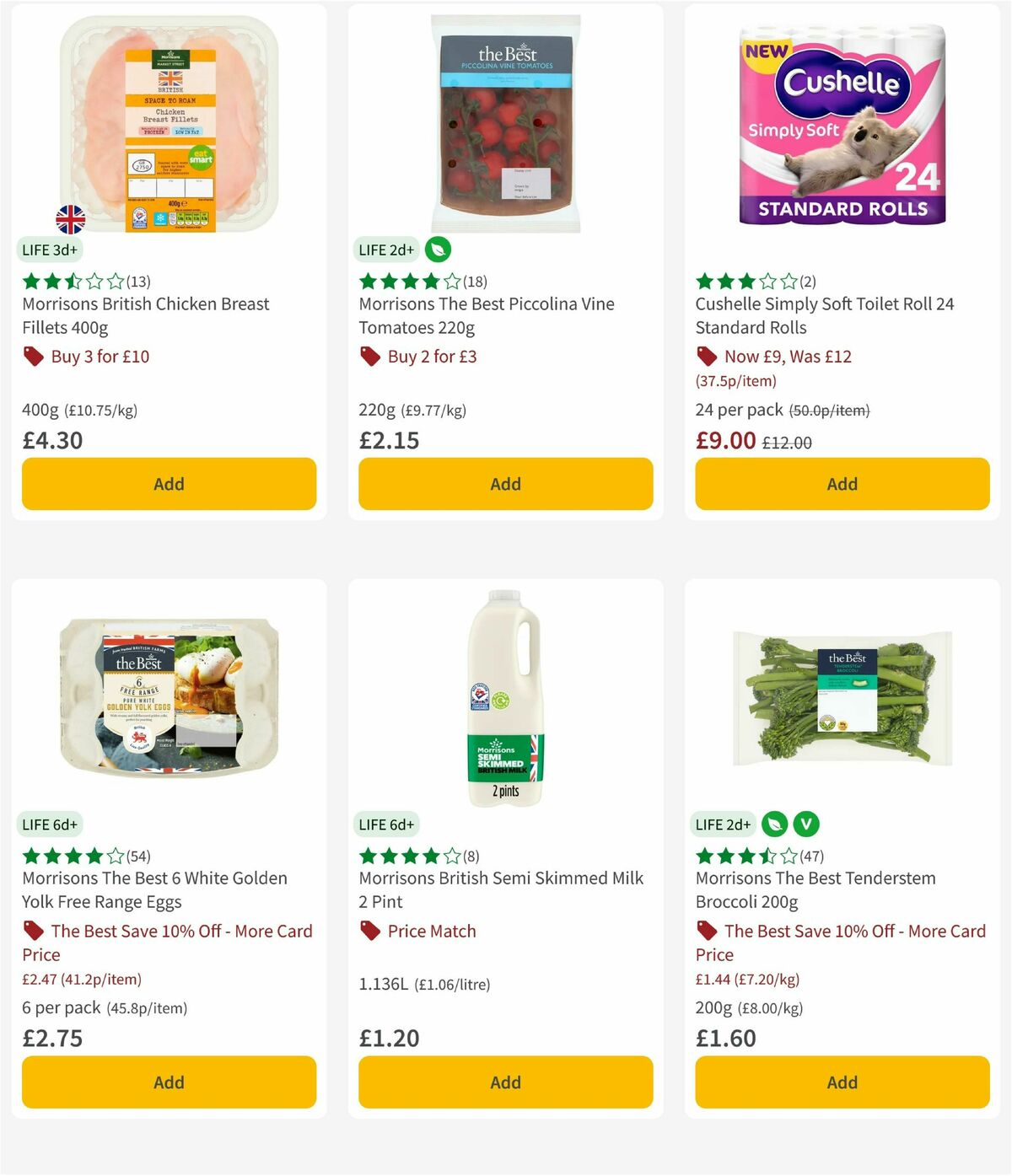 Morrisons Offers from 7 July