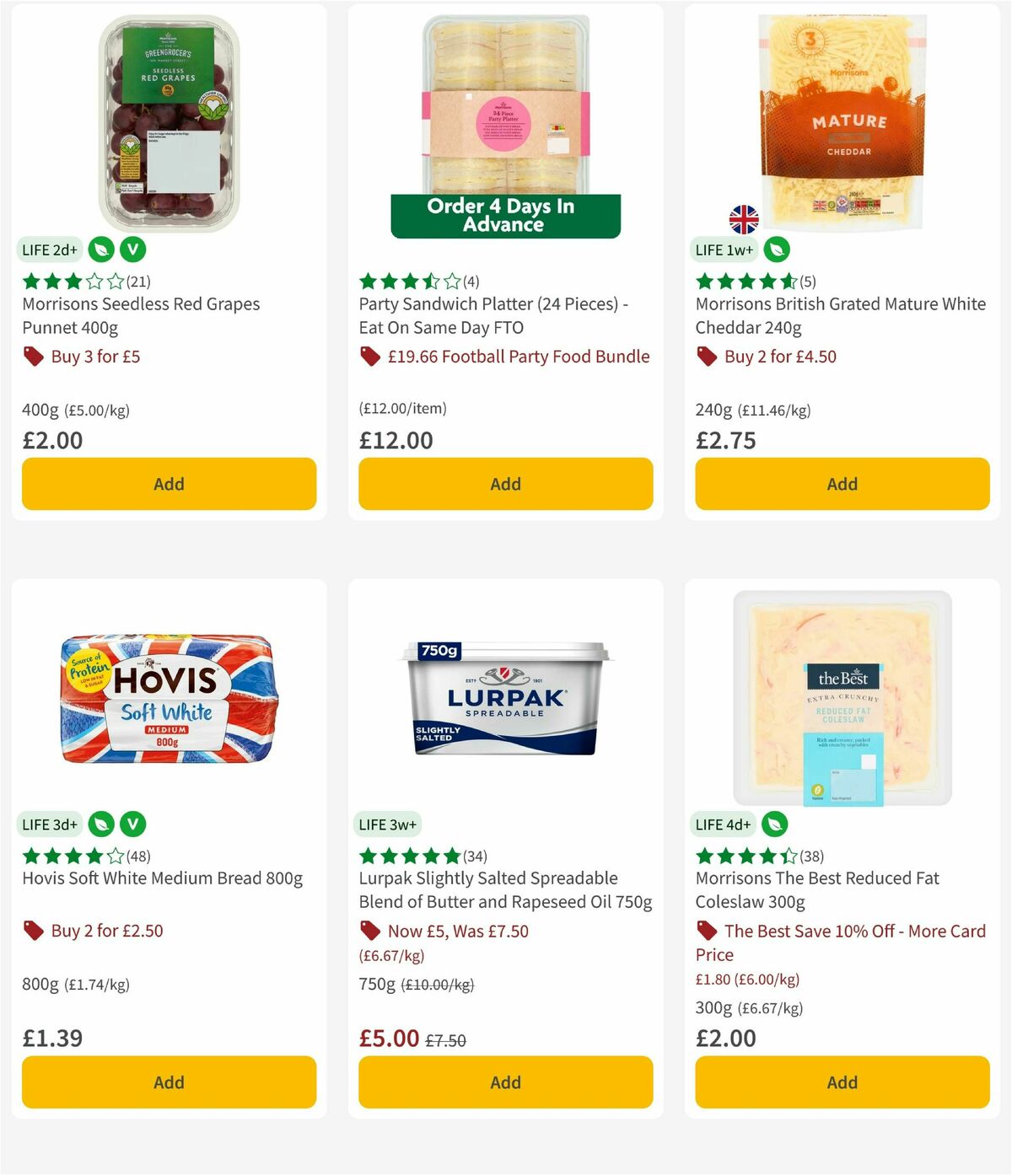 Morrisons Offers from 7 July
