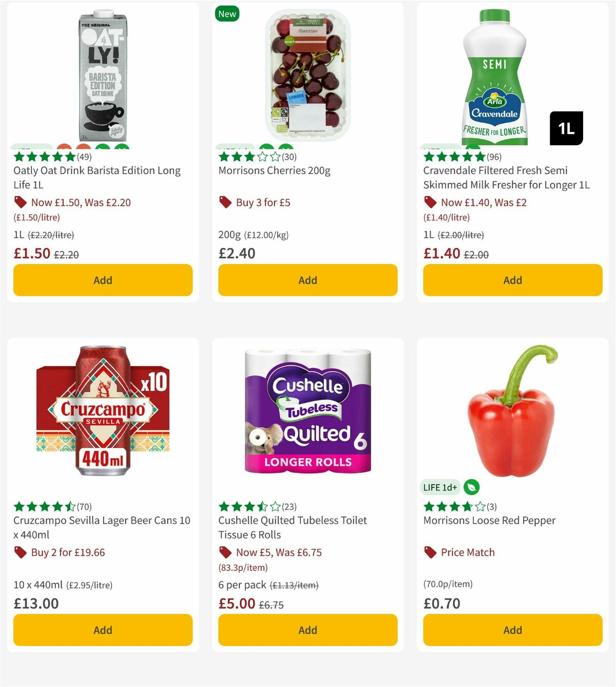 Morrisons Offers from 14 July
