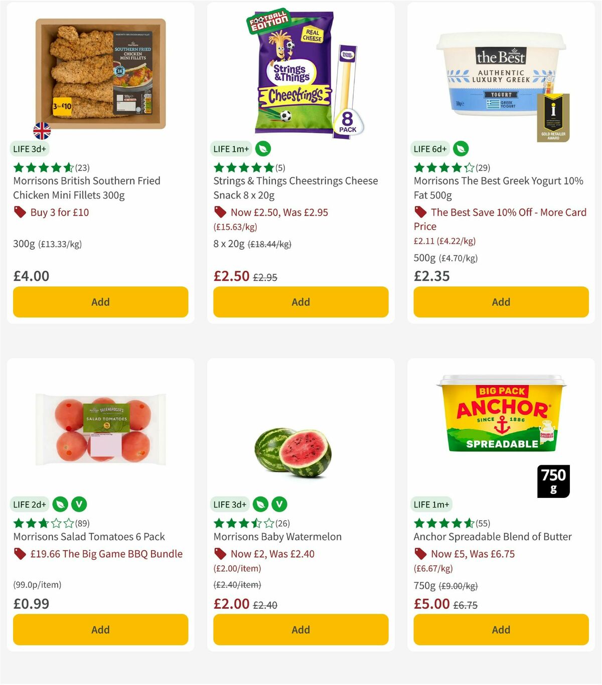 Morrisons Offers from 14 July