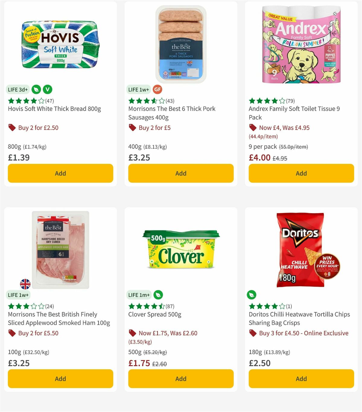 Morrisons Offers from 14 July
