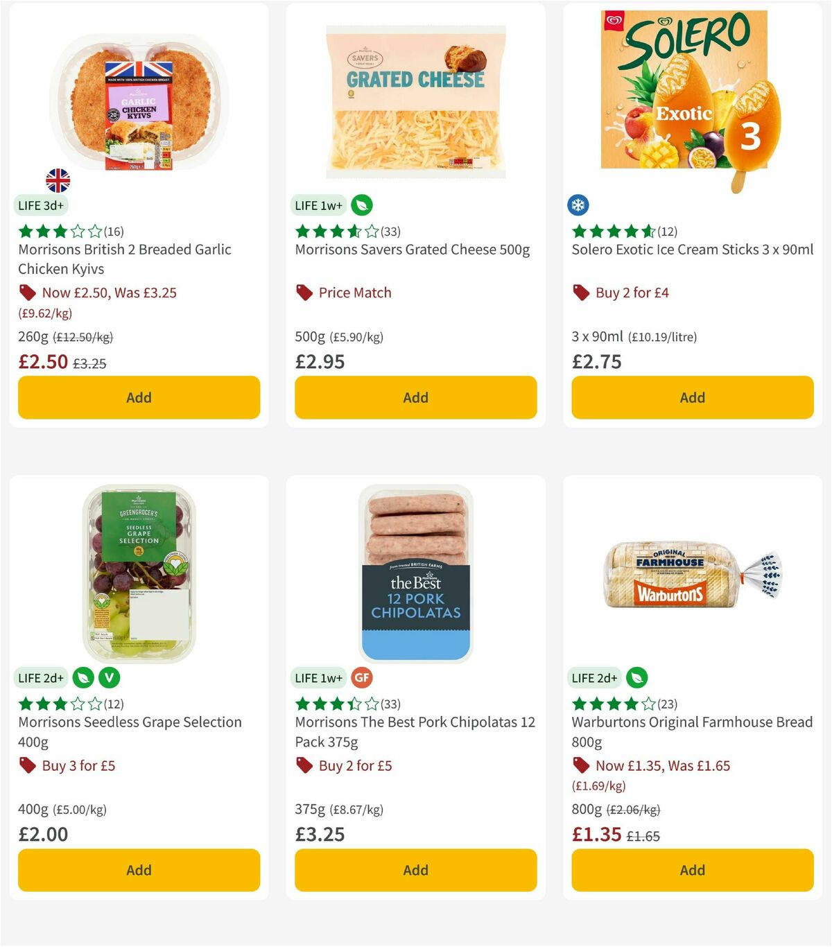Morrisons Offers from 14 July