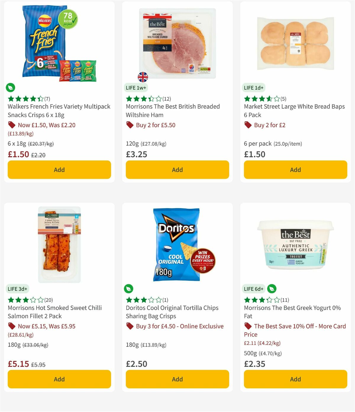 Morrisons Offers from 14 July