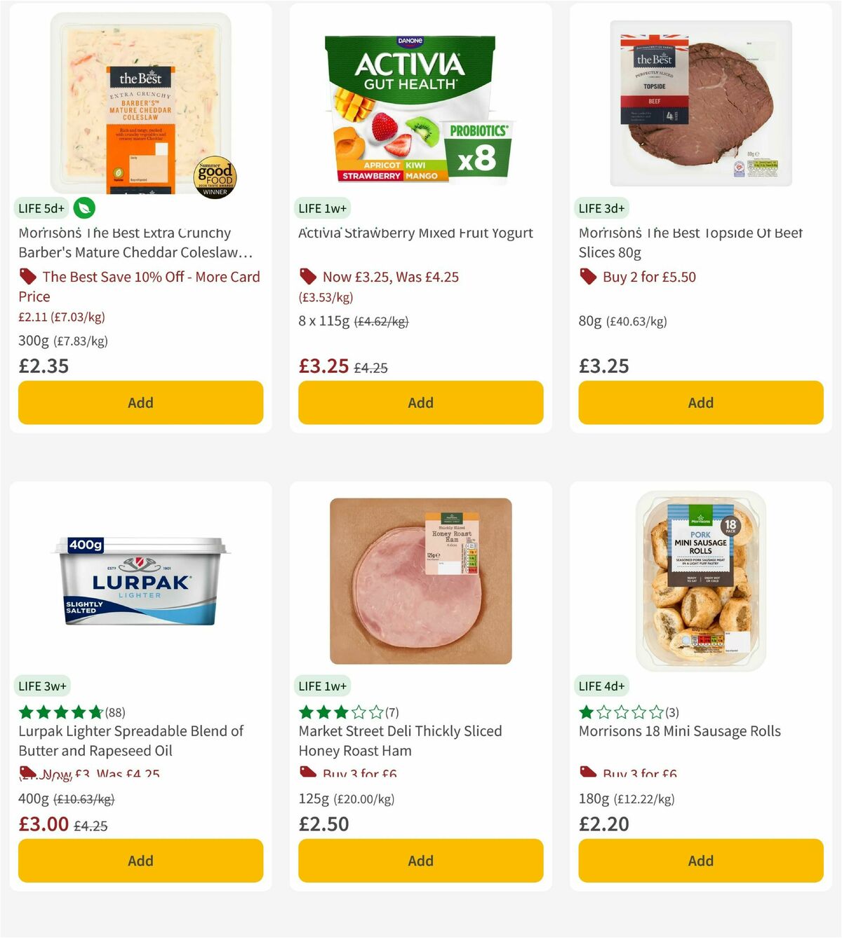 Morrisons Offers from 14 July
