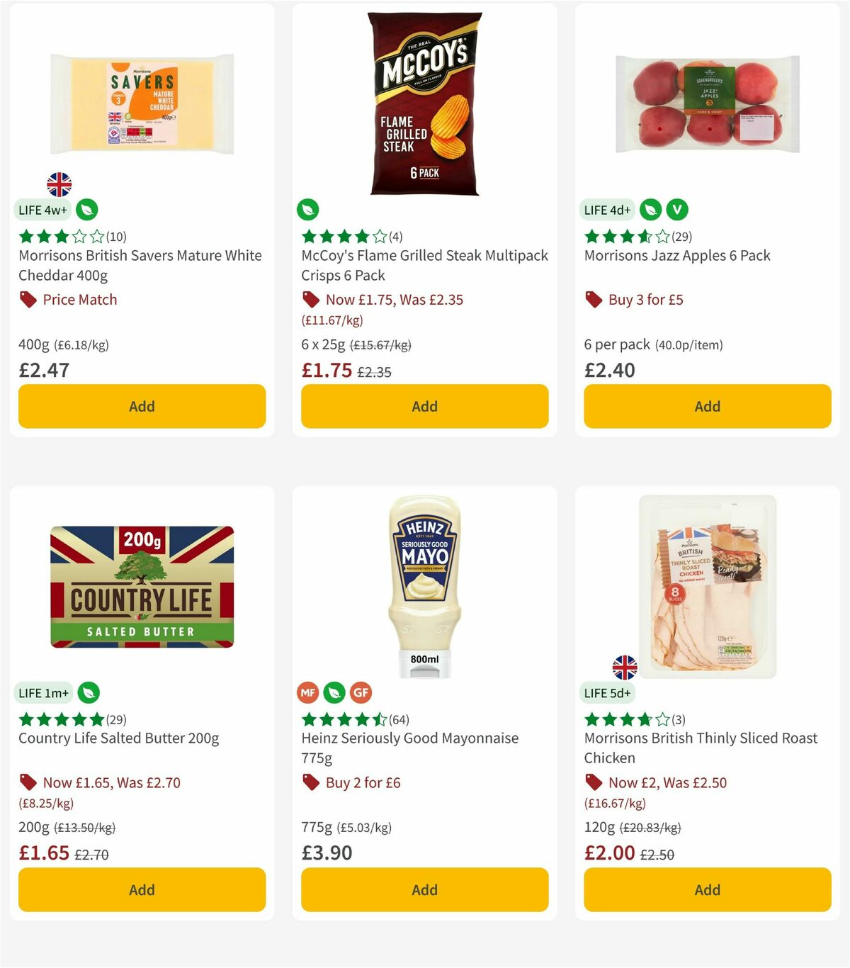 Morrisons Offers from 14 July