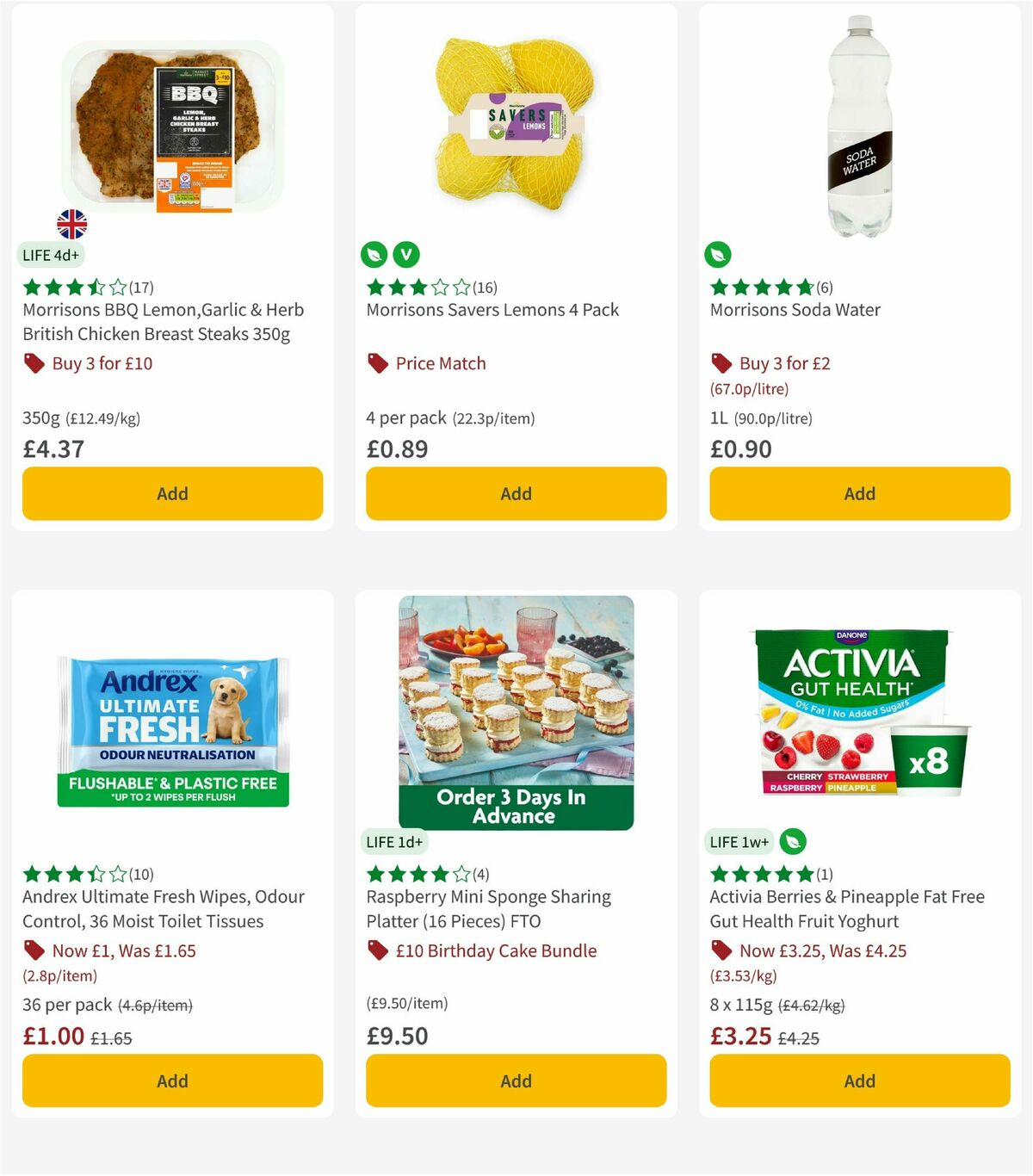 Morrisons Offers from 14 July