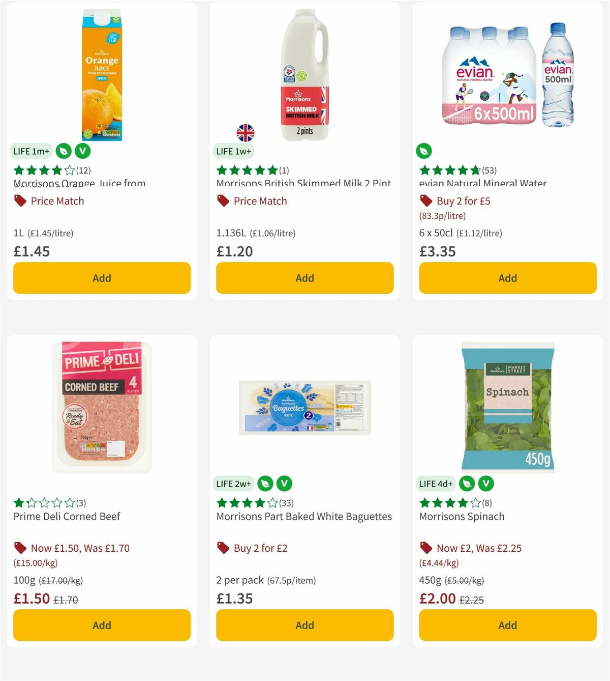 Morrisons Offers from 14 July