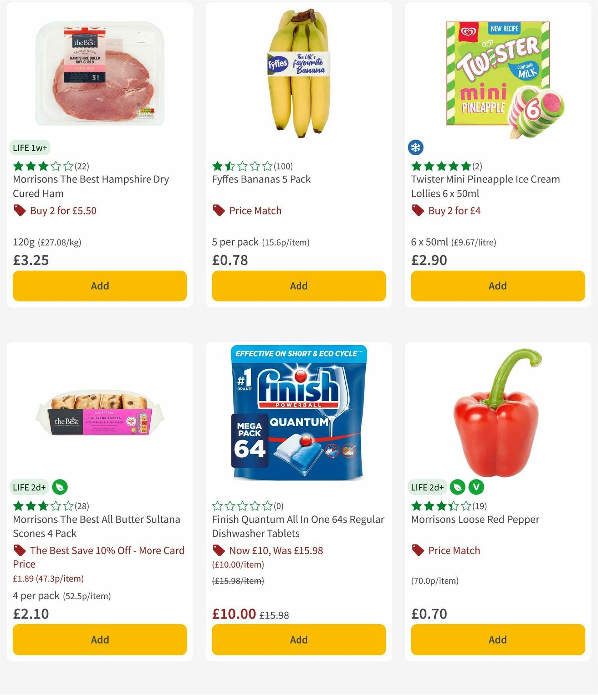 Morrisons Offers from 14 July