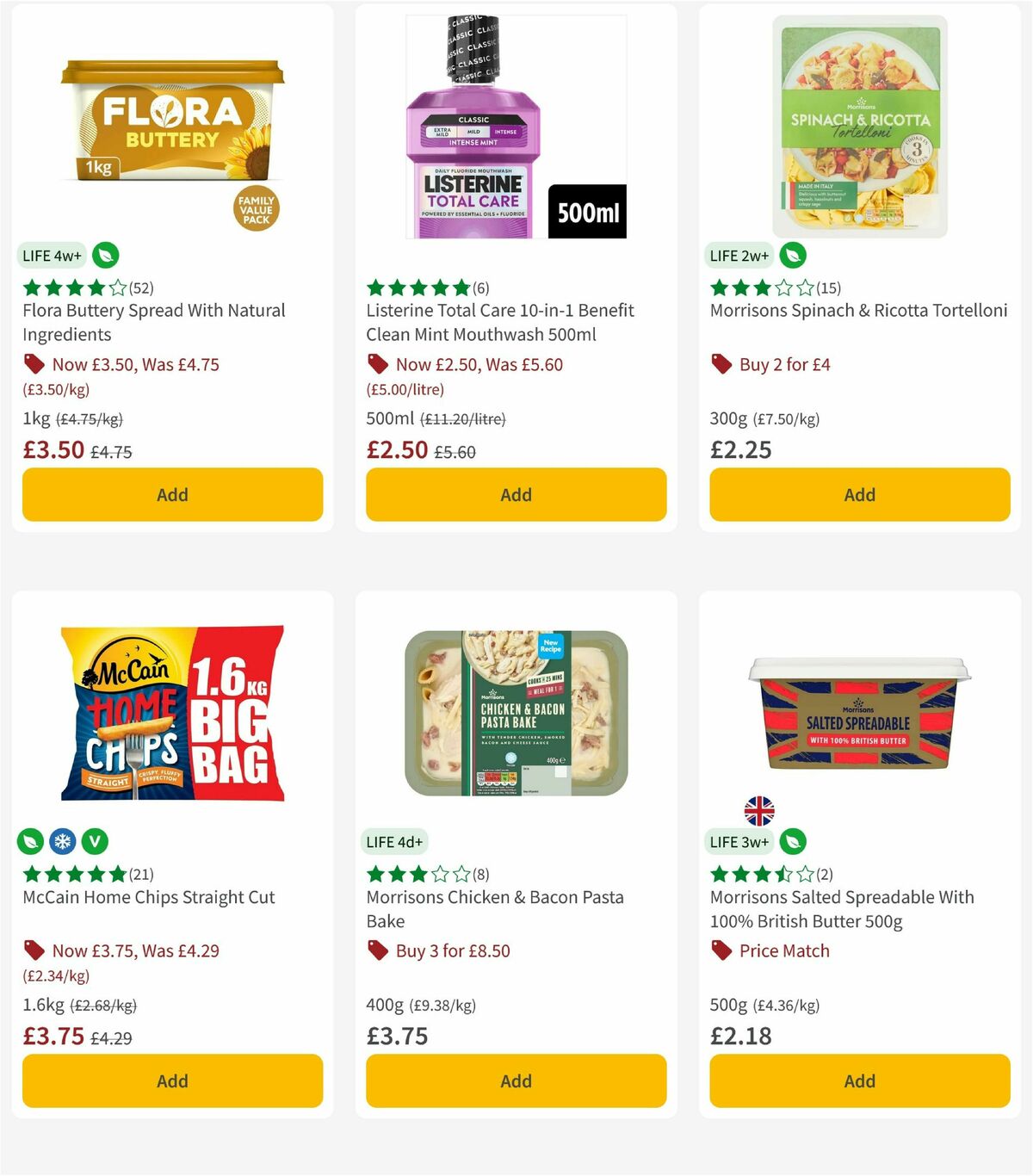 Morrisons Offers from 14 July