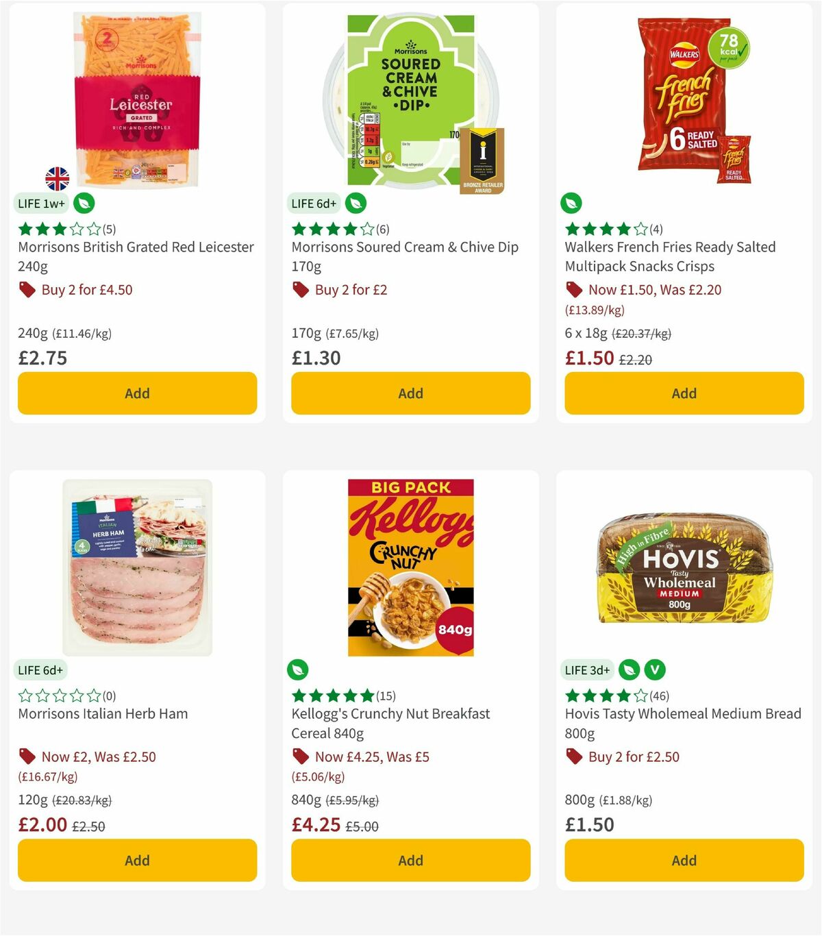 Morrisons Offers from 14 July