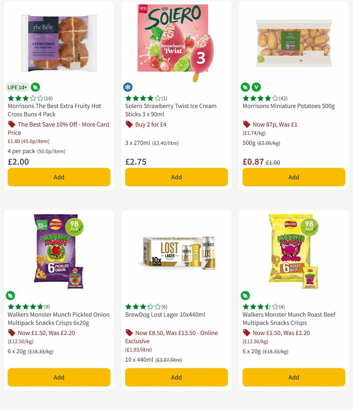 Morrisons Offers from 14 July