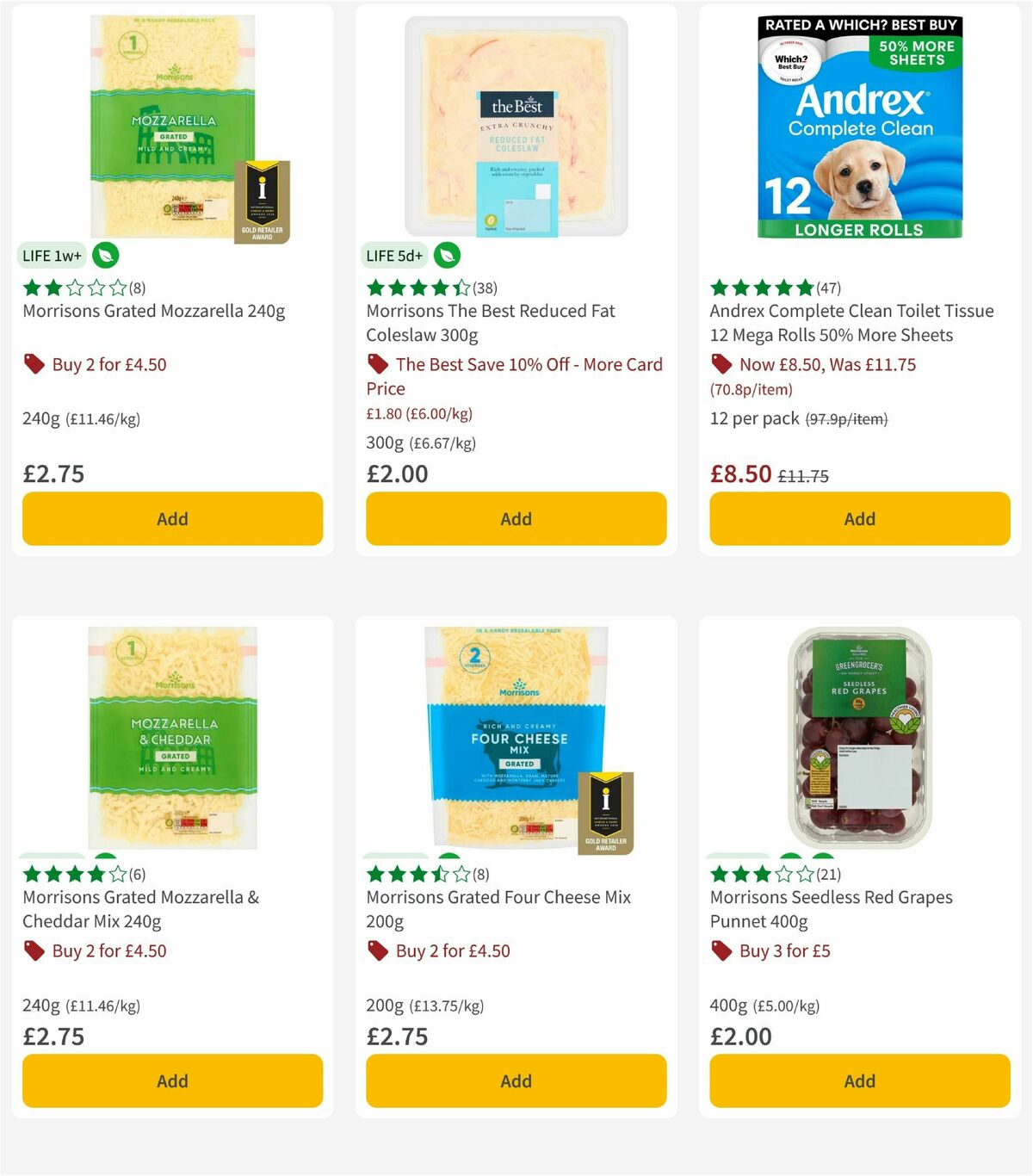 Morrisons Offers from 14 July