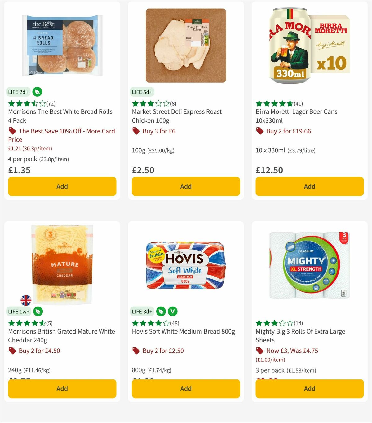Morrisons Offers from 14 July