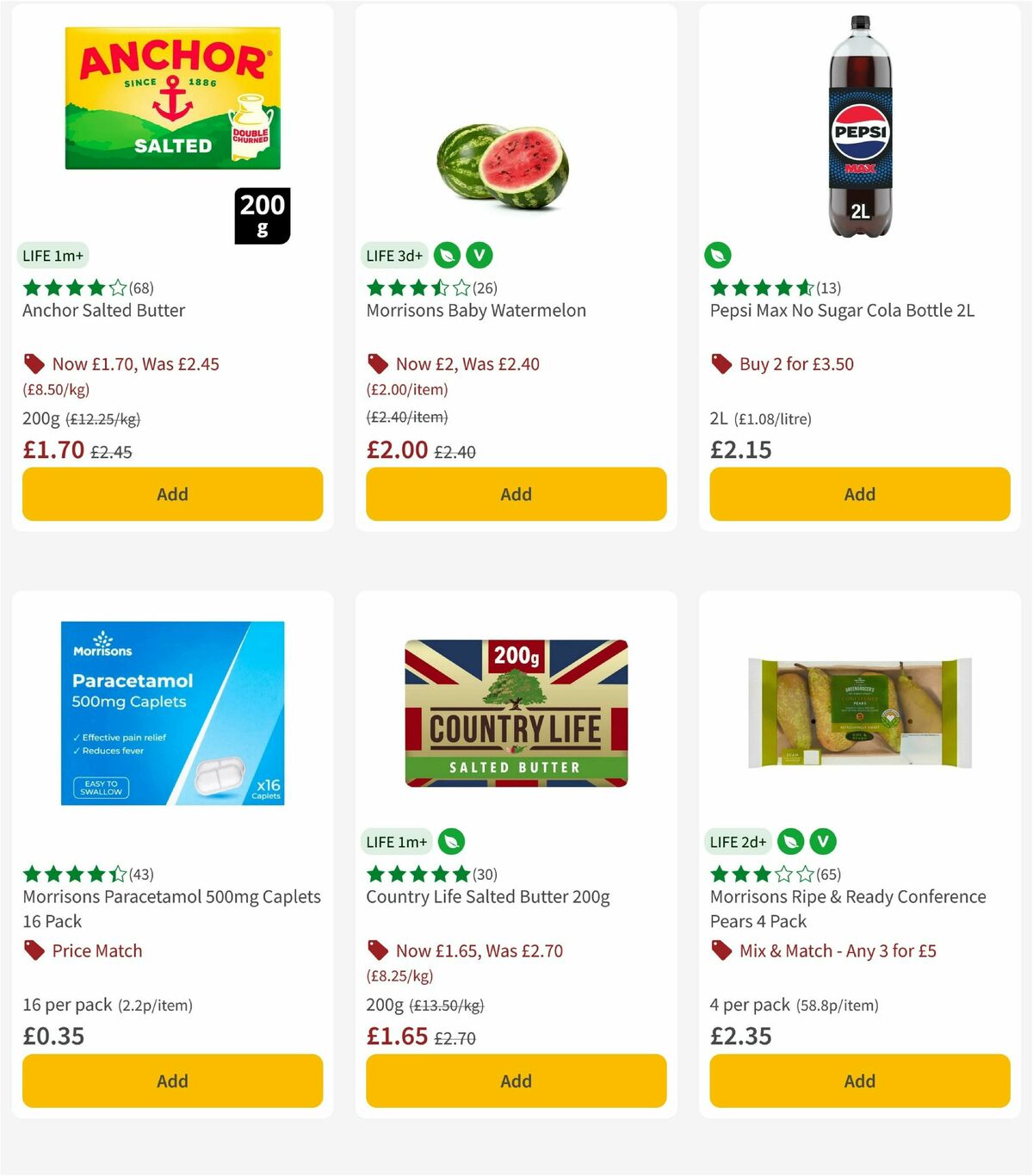 Morrisons Offers from 21 July