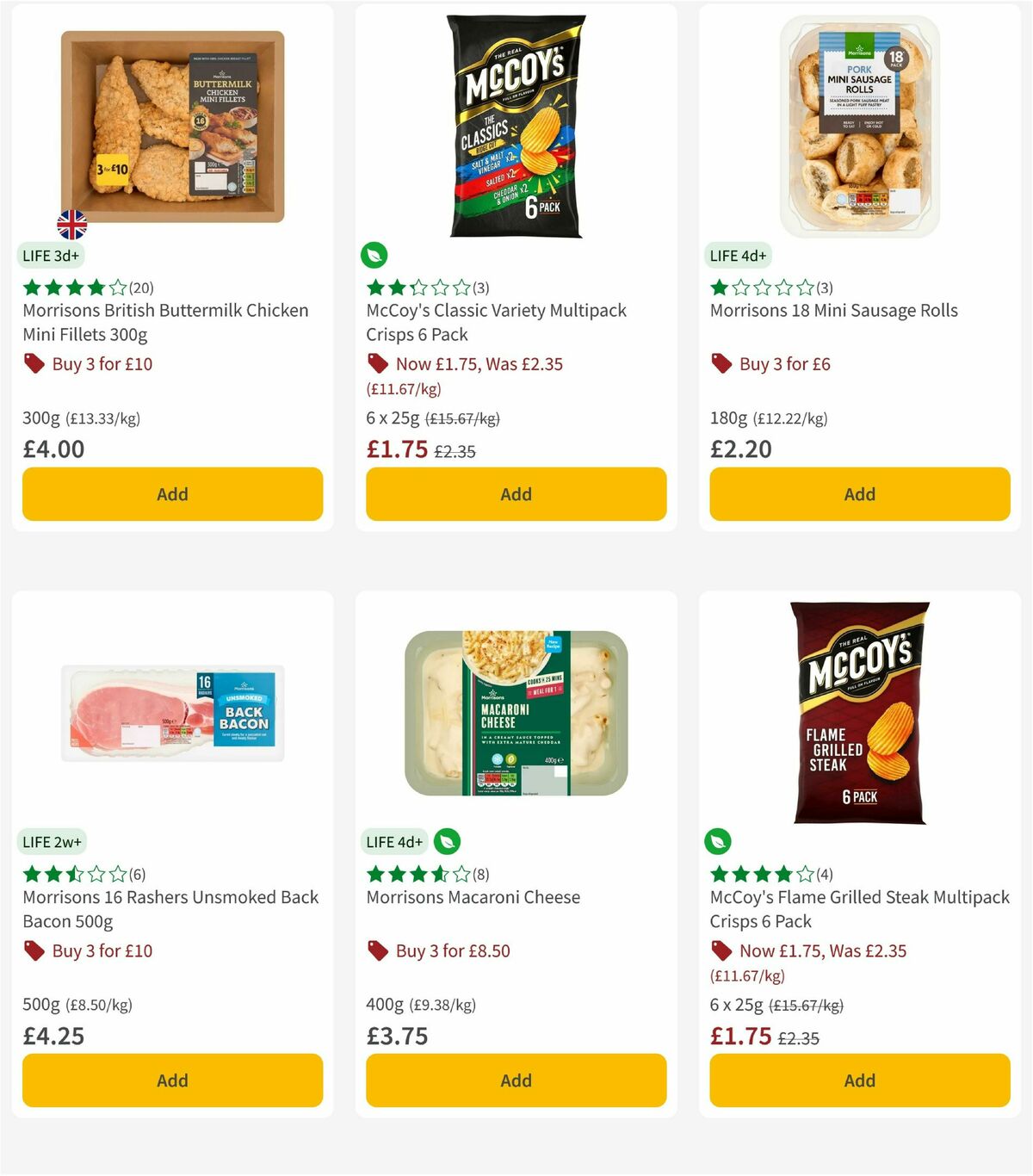 Morrisons Offers from 21 July