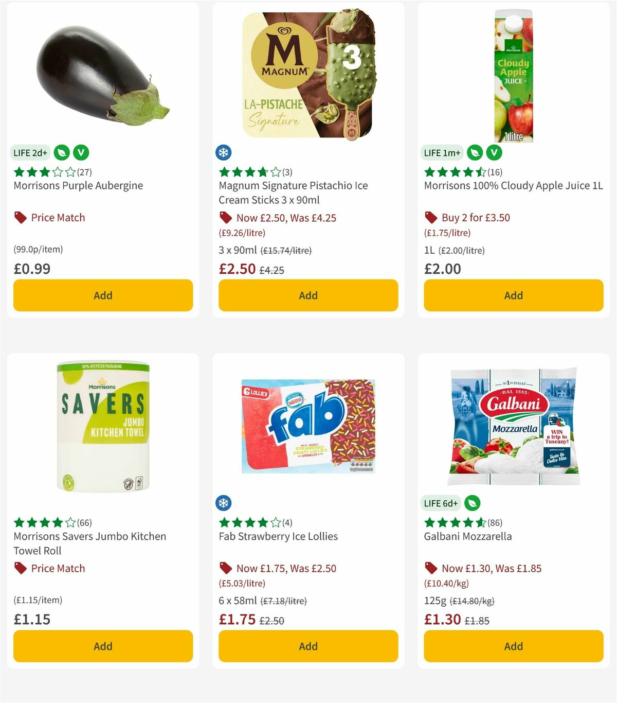 Morrisons Offers from 21 July