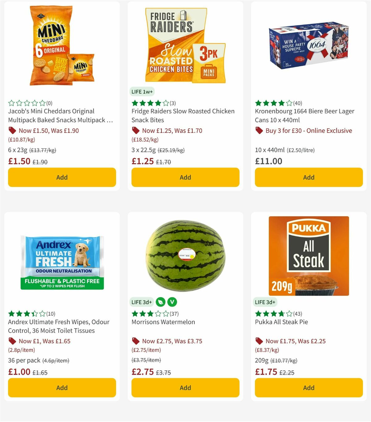 Morrisons Offers from 21 July