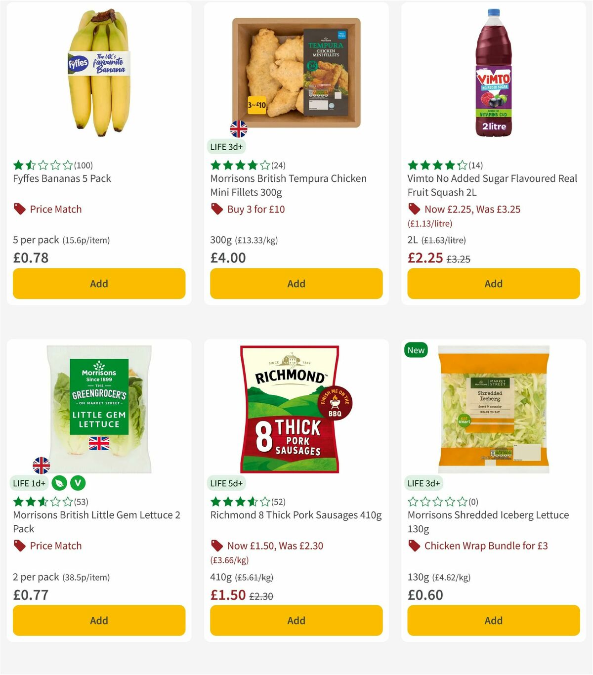 Morrisons Offers from 21 July