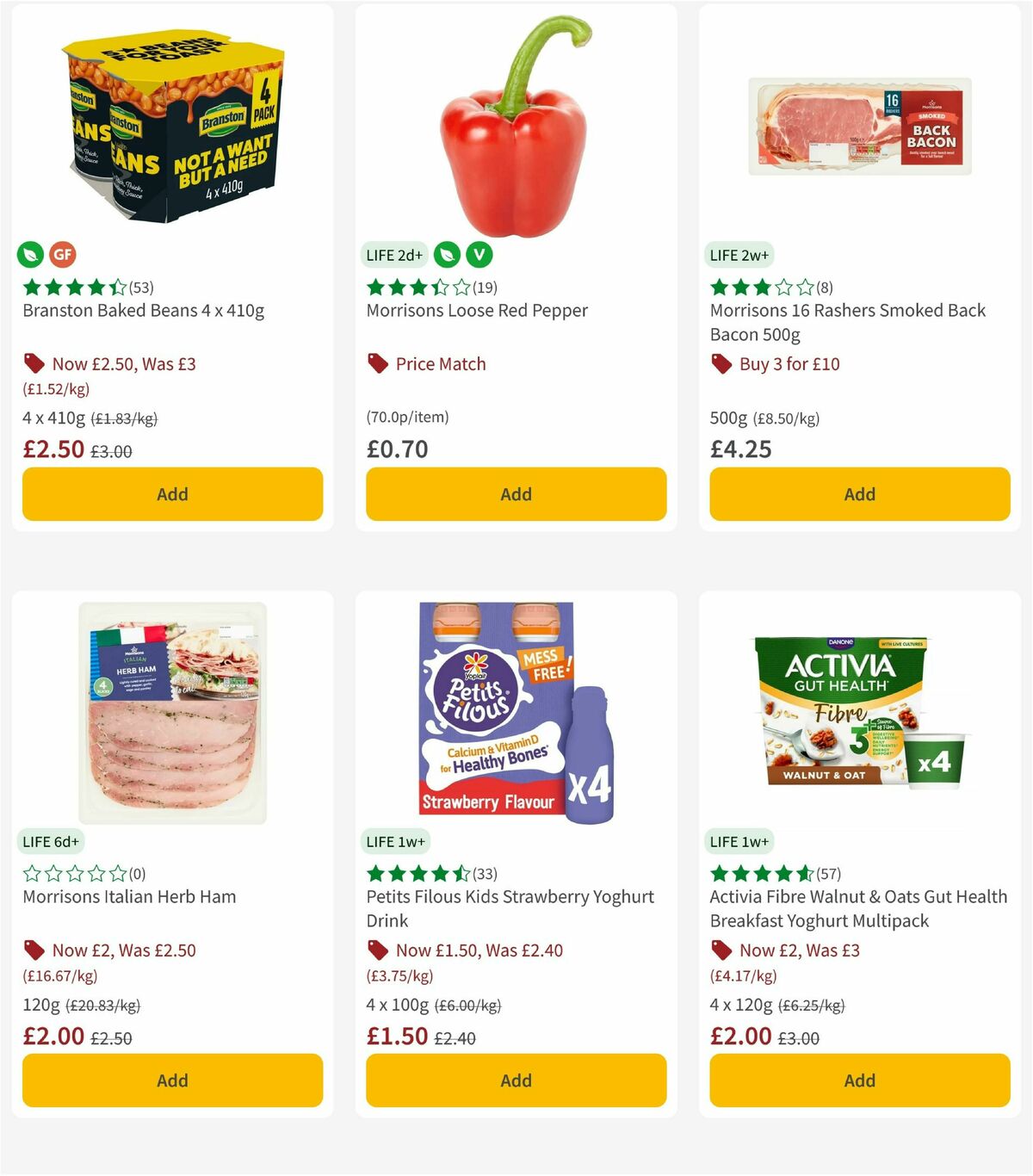 Morrisons Offers from 21 July