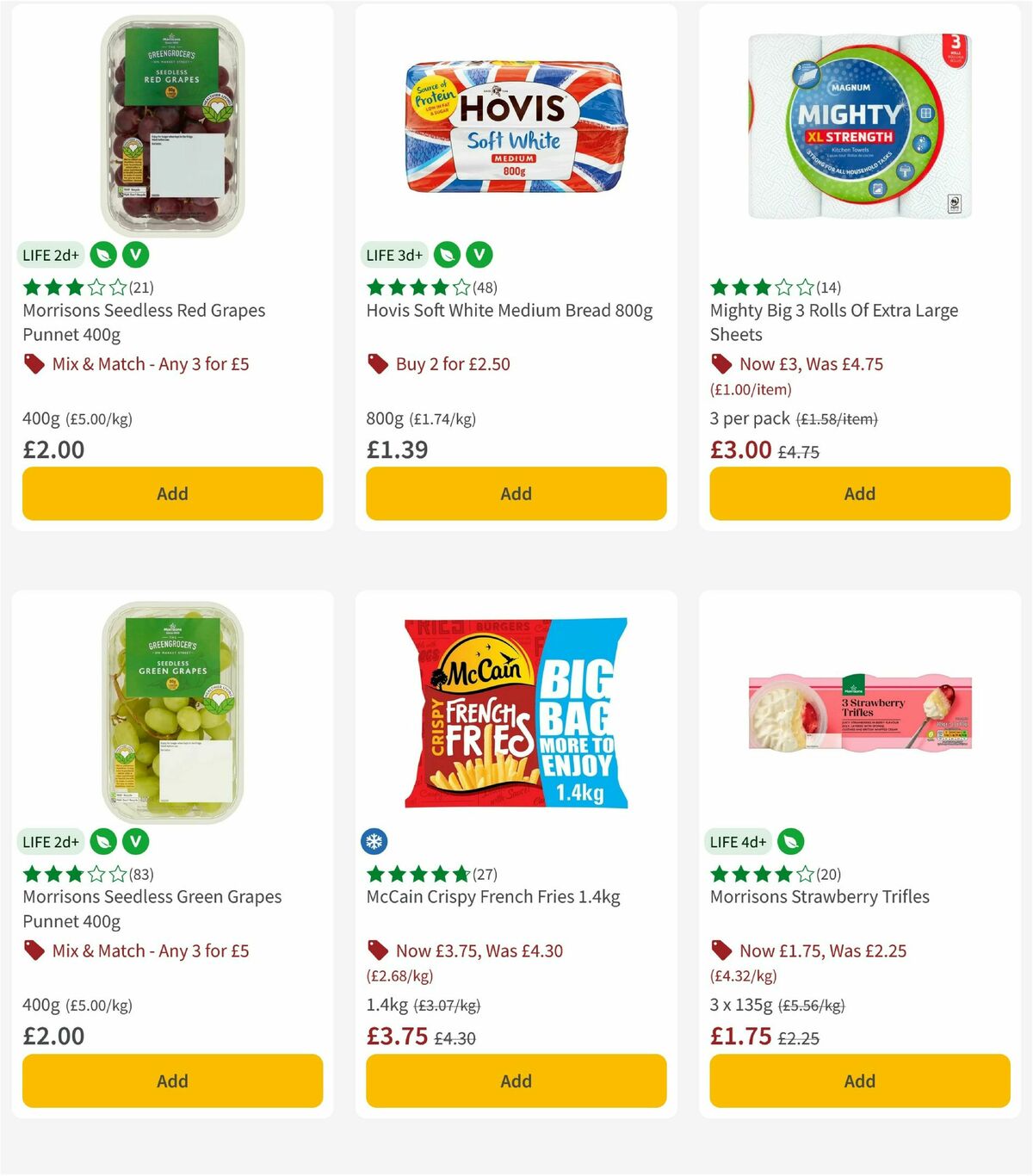Morrisons Offers from 21 July
