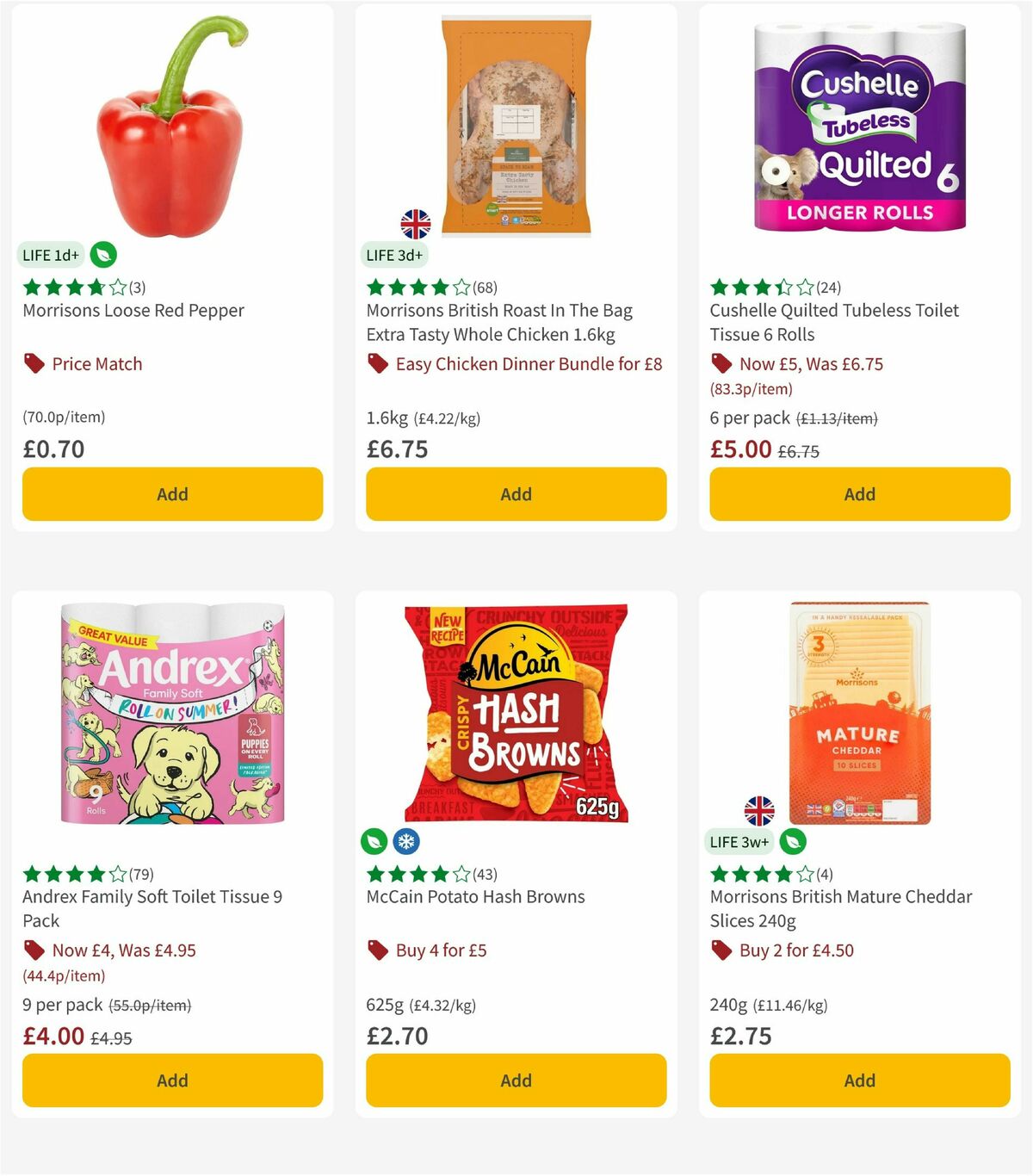 Morrisons Offers from 28 July