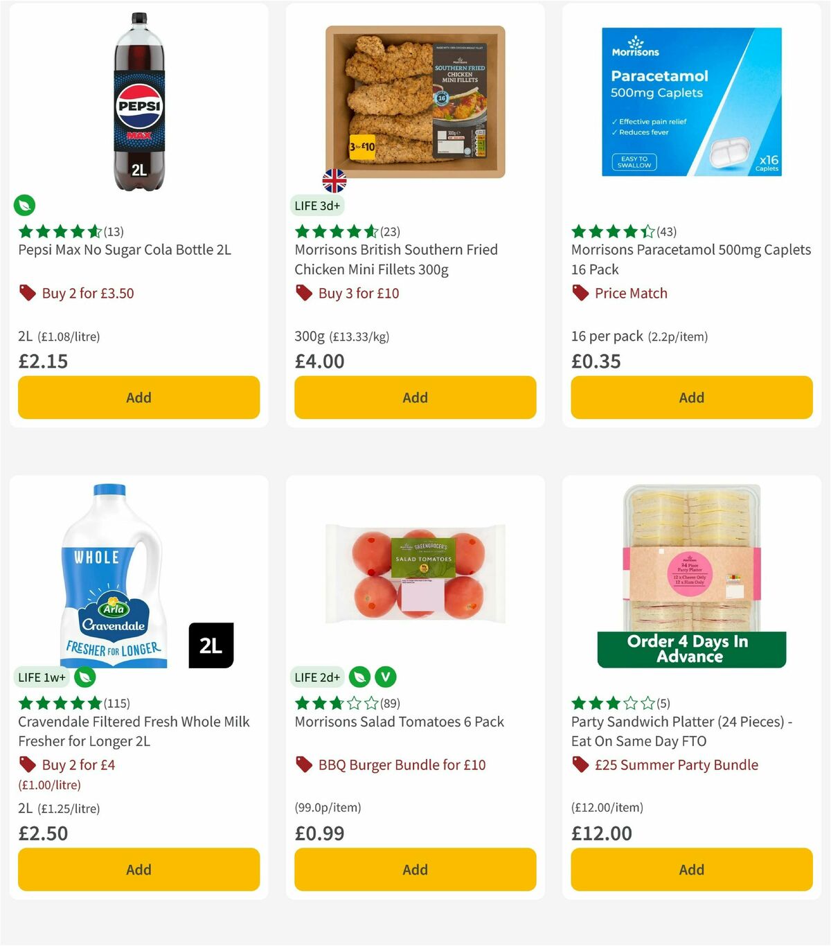 Morrisons Offers from 28 July