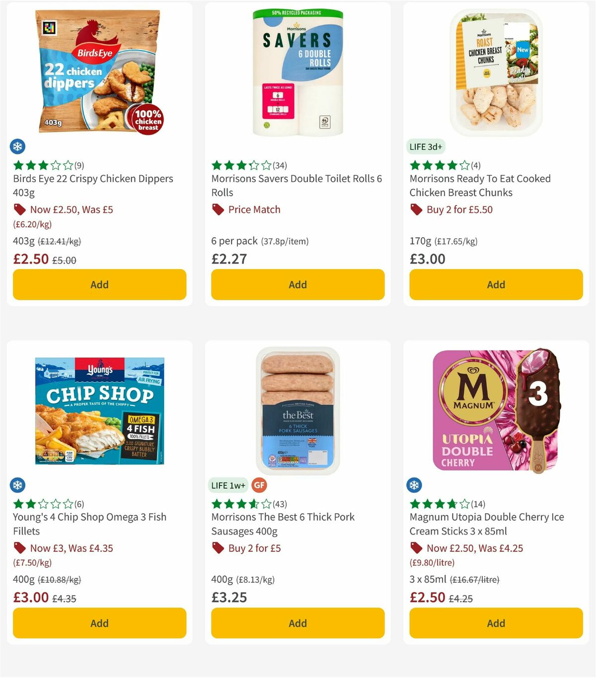 Morrisons Offers from 28 July