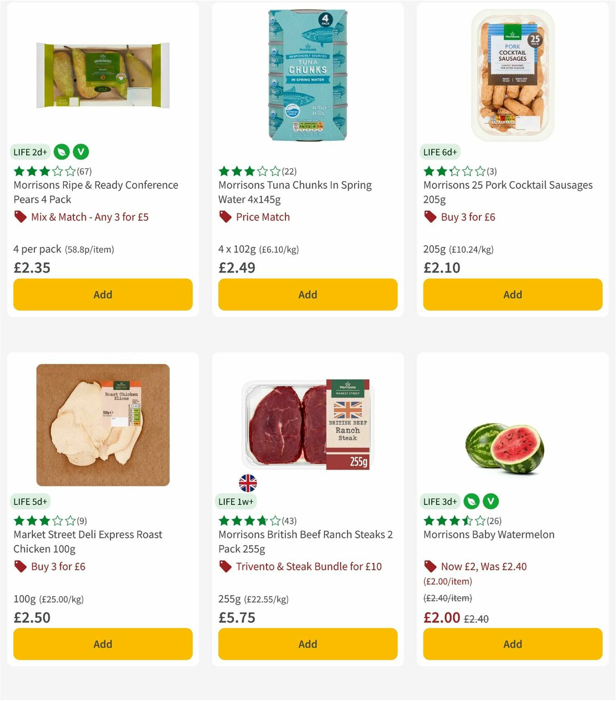 Morrisons Offers from 28 July