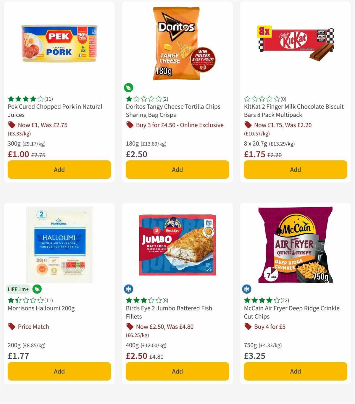 Morrisons Offers from 28 July