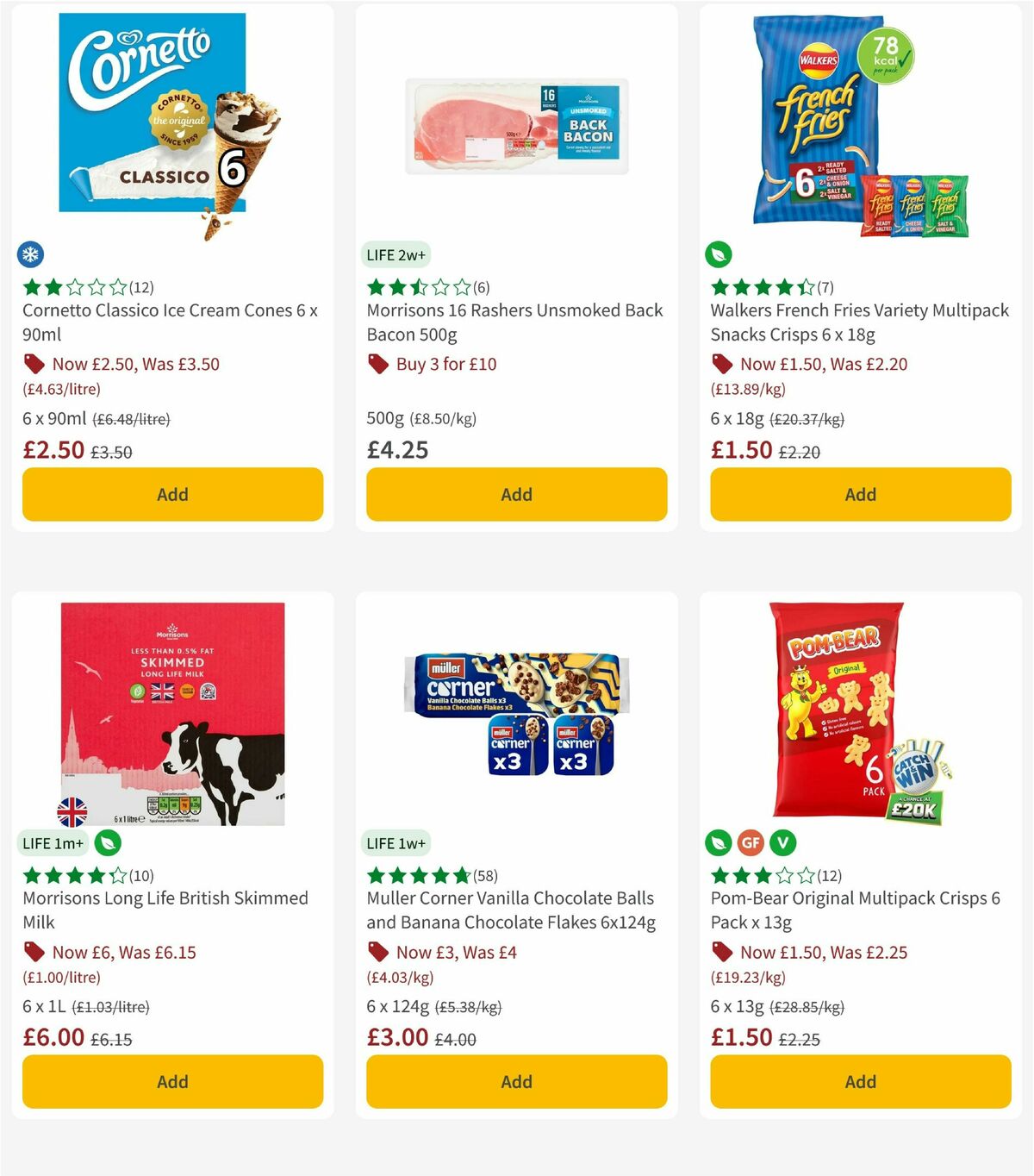 Morrisons Offers from 28 July