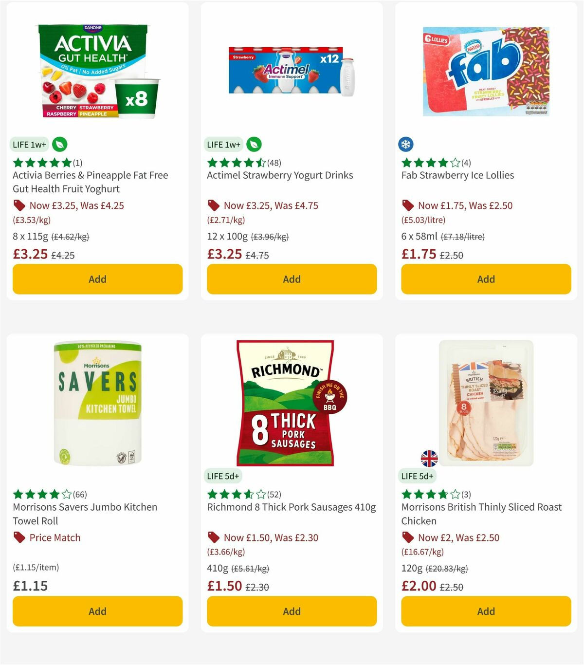 Morrisons Offers from 28 July